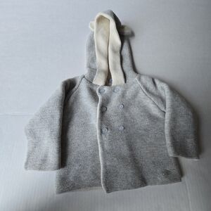 Lapinou Baby Teddy Coat in Gray